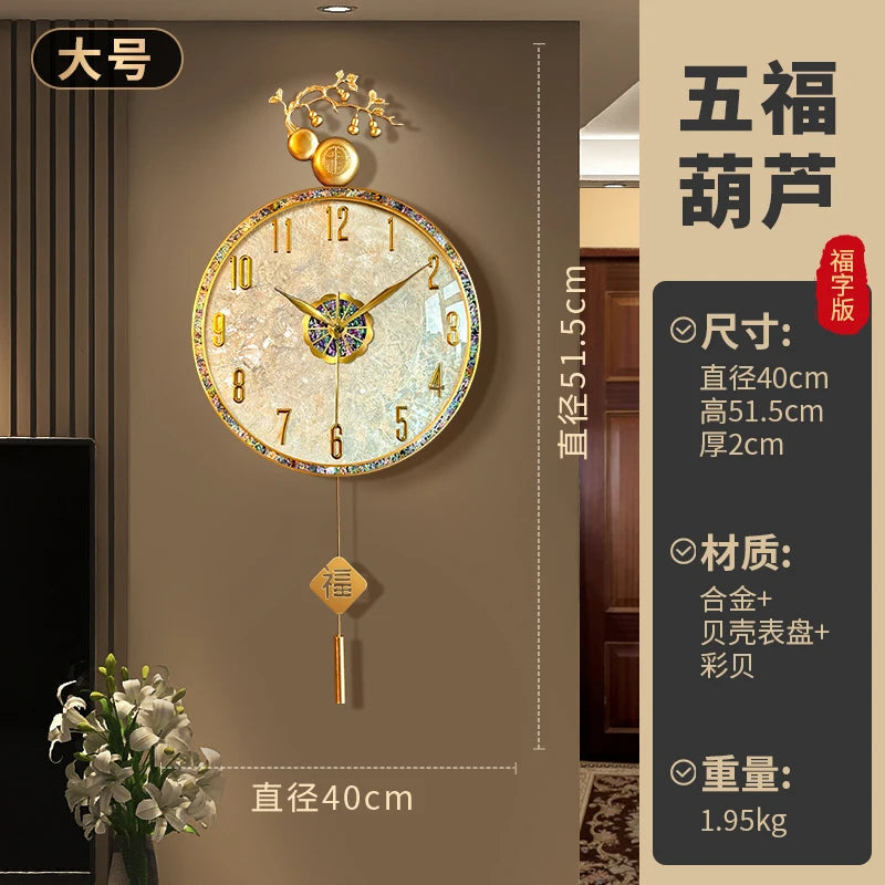 Large Luxury Wall Clocks Modern Cute Restaurant Nordic Fashion Wall Watch Creative Round Relogio De Parede Home Decoration RELUX.STORE