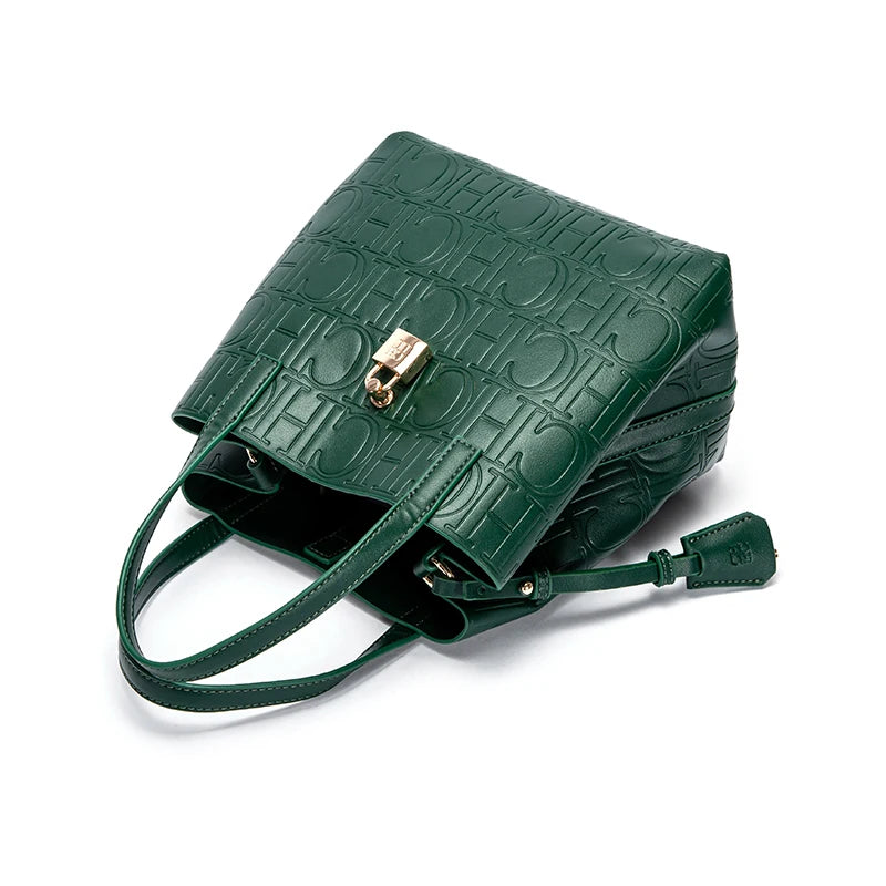 Classic Simple Solid Color Women's New 2024 Large Capacity Handbag Letter Element Women's Handbag RELUX.STORE