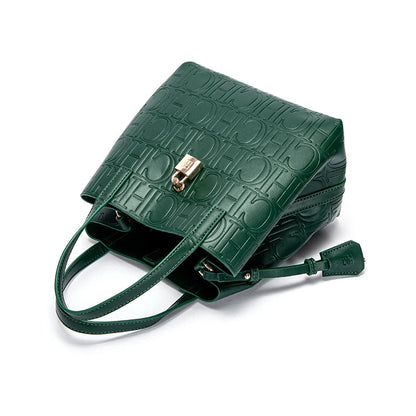 Classic Simple Solid Color Women's New 2024 Large Capacity Handbag Letter Element Women's Handbag RELUX.STORE