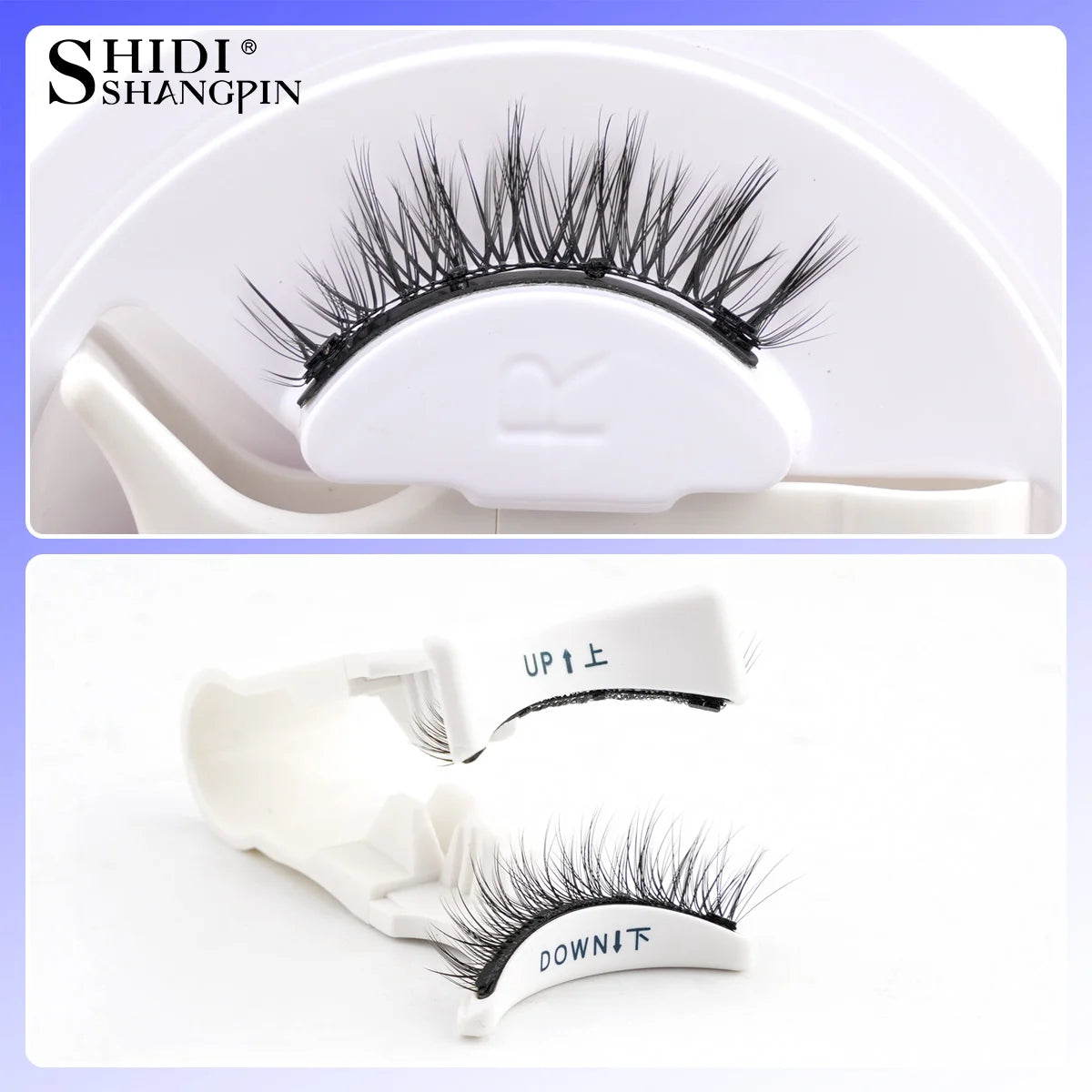 1 Pair Reusable Magnetic Eyelashes Tweezers Set Faux Mink Lashes Handmade 3D Natural False Eyelashes and Magnetic Tweezers Set RELUX.STORE