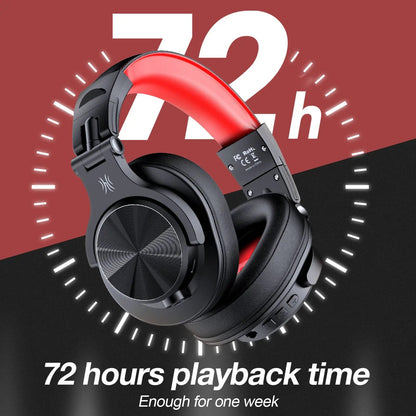 Oneodio Fusion A70 Wireless Bluetooth Headphones Bluetooth 5.2 Headphones Hi-Res Audio Over Ear 72H Playtime Professional Stud RELUX.STORE