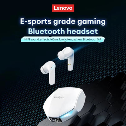 Lenovo XT53 Wireless Upgrade Bluetooth 5.4 Earphones Ultra Long Endurance Low Latency Gaming Headset LED Digital Display Earbuds RELUX.STORE