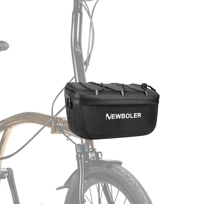 NEWBOLER Folding Bike Handlebar Bag Multi-functional Brompton Bag Bike Front Bag Bike Basket Bag For Brompton Folding Bike