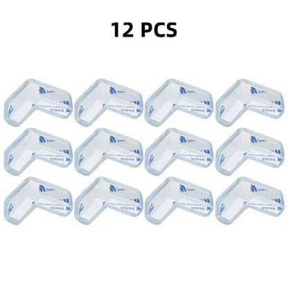 4pcs/8pcs/12pcs Children Baby Safety Silicone Protector Table Corner Edge Protector Child Anti-collision Edge Protector RELUX.STORE