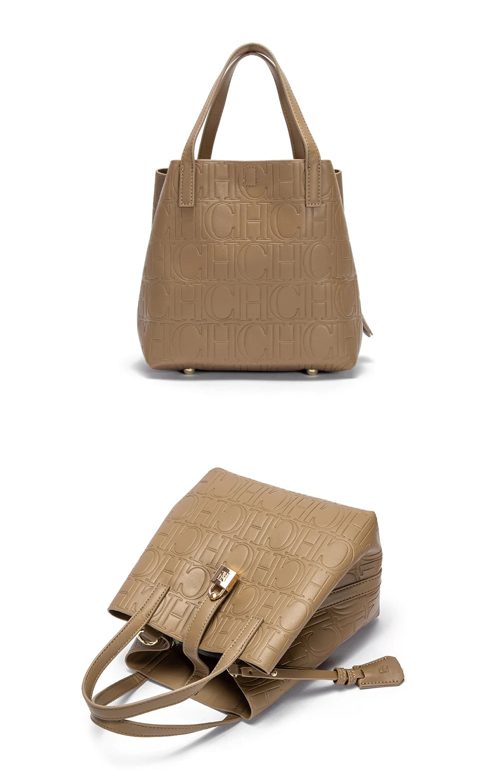 Classic Simple Solid Color Women's New 2024 Large Capacity Handbag Letter Element Women's Handbag RELUX.STORE