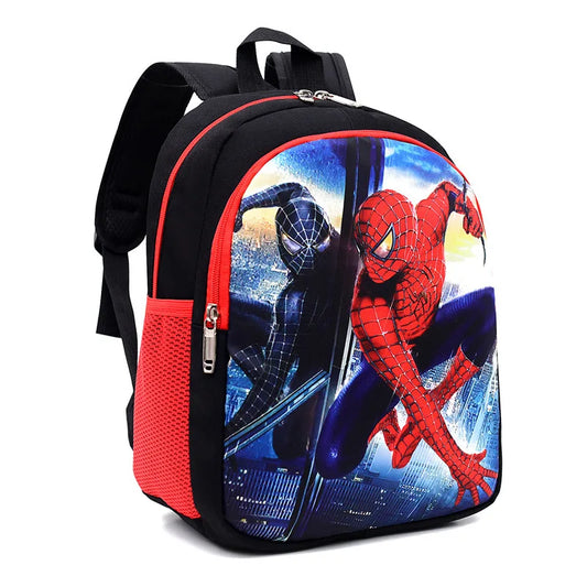 Disney Marvel Series Backpack Boy'S Primary School Schoolbag Double-Layer Cartoon Spider-Man Backpack for Boys Gift