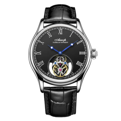 Aesop Real Flying Tourbillon Movement Mechanical Watches Luxury Watch for Men Skeleton Tourbillon Watch Sapphire Official StoreS