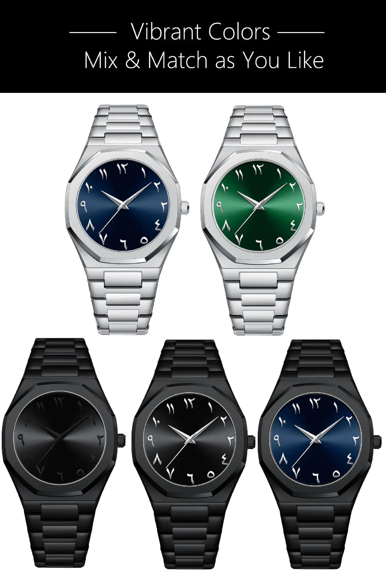 Stainless Steel Band Men Wrist Watches For Male Clock Top Brand Luxury Fashion Black Men Watches Quartz Wristwatches