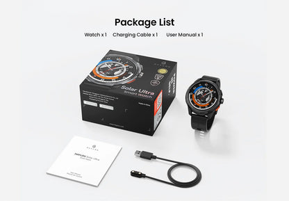 HAYLOU Solar Ultra GPS Smart Watch 1.6” AMOLED Display GPS Positioning 5ATM Waterproof Bluetooth Calling Sports Smartwatchs