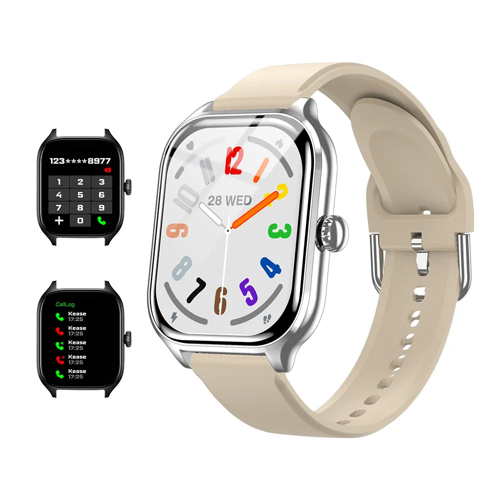 LAXASFIT New H9 Promax Smart Watch Dial to Answer Calls Calorie Tracking Heart Rate Oximetry Monitoring Bluetooth Smartwatch