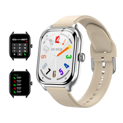 LAXASFIT New H9 Promax Smart Watch Dial to Answer Calls Calorie Tracking Heart Rate Oximetry Monitoring Bluetooth Smartwatch