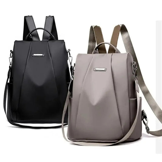 New women's casual multifunctional backpack solid color women's backpack fashionable detachable portable shoulder strap RELUX.STORE