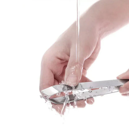 1pcs 430 Stainless Steel Fish Bone Tweezers Pincer Clip Puller Remover Tongs Fish Bone Plucking Clamp Kitchen Gadgets Tools