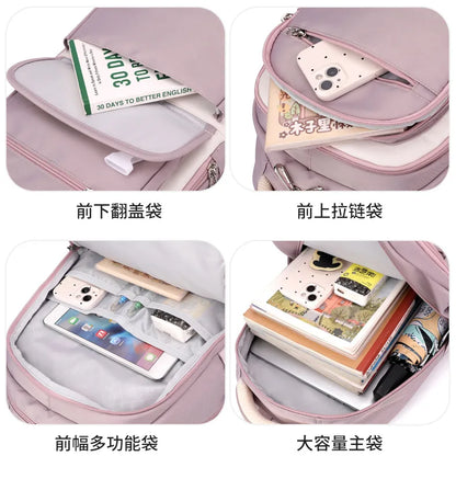 Fashion Girls School Backpack School Bags Teenage laptop Backpack Casual Travel backpack Book Bag Children schoolbag Waterproof