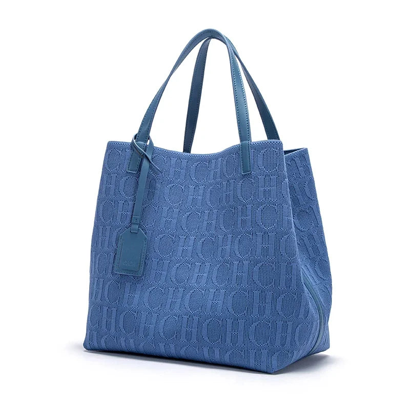 CH Ladies Shoulder Bag Fashion Classic New Pure Color Outer Pocket Ladies Handbag High Quality Craft Large Capacity Handbag RELUX.STORE