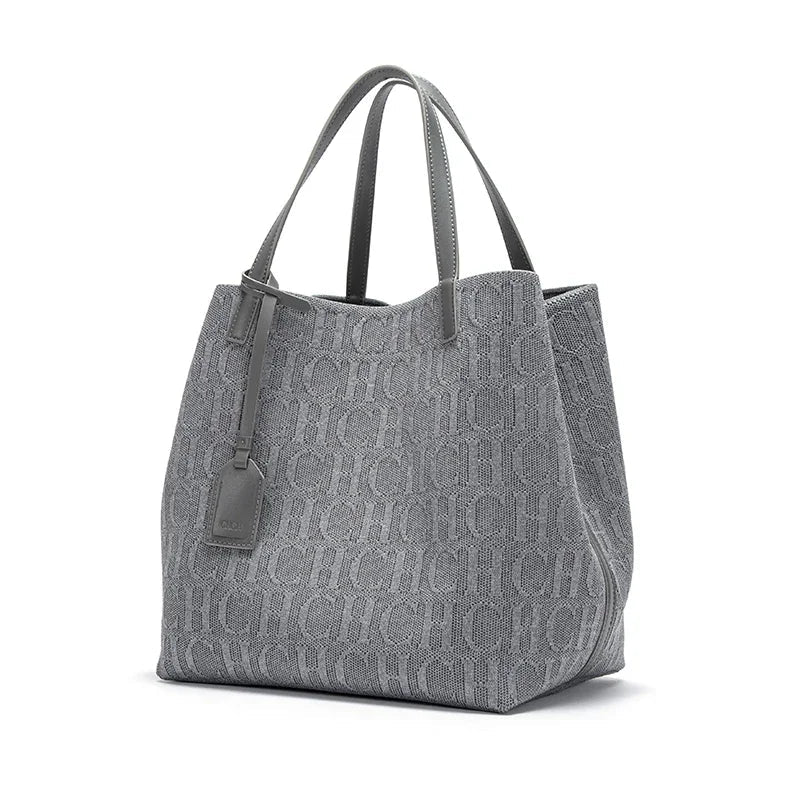 CH Ladies Shoulder Bag Fashion Classic New Pure Color Outer Pocket Ladies Handbag High Quality Craft Large Capacity Handbag RELUX.STORE