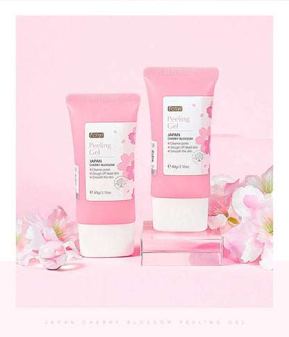 Sakura Face Deep Cleaning Exfoliating Gel Skin Care Whitening Moisturizer Repair Facial Scrub Skin Care 60g RELUX.STORE