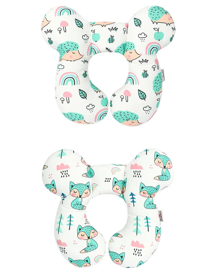 New Baby Pillow Protective Travel Car Seat Head Neck Support Pillows Newborn Children U Shape Headrest Toddler Cushion 0-3 Years