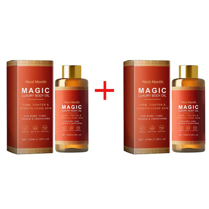 Magic Luxury Body Oil Deeply Moisturizing Dry Skin Tightening Firming Chest Thighs Rejuvenating Repairing Soften Nourishing Oil RELUX.STORE