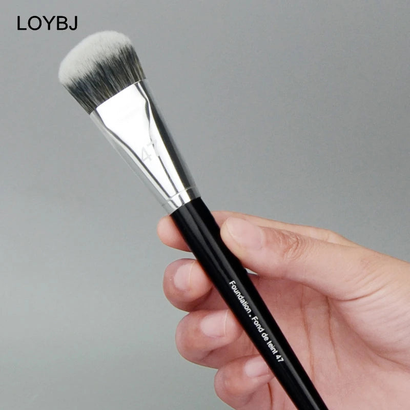 LOYBJ Professional Foundation Brush 47 Broom Head Liquid Foundation Shadow Concealer Brushes Women Face Base Makeup Beauty Tools RELUX.STORE