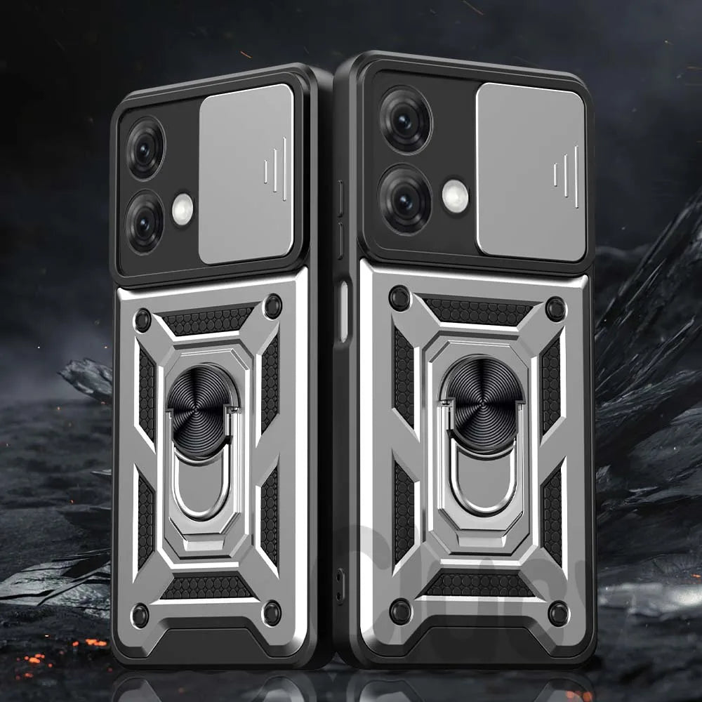For Motorola Mote G84 G54 G34 G14 G53 G62 G42 G10 G20 G30 E22i E20 E30 E40 Case Slide Camera Shockproof Armor Protect Cover RELUX.STORE