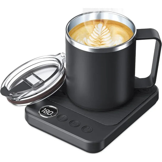 NEW Coffee Mug Warmer & Mug Set for Desk, Electric 36W Coffee Cup Warmer Smart  Heater with 16oz Cup for Home/Office