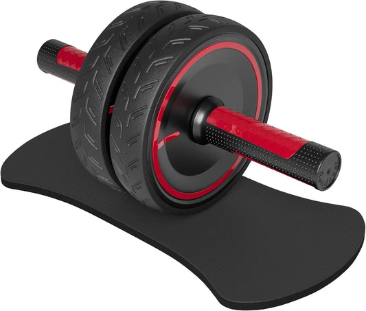Ab Roller Wheel Heavy Duty Workout Equipment for Home Gym Professional Metal Handle with Rubber Surface Abdominal Exercise Wheel
