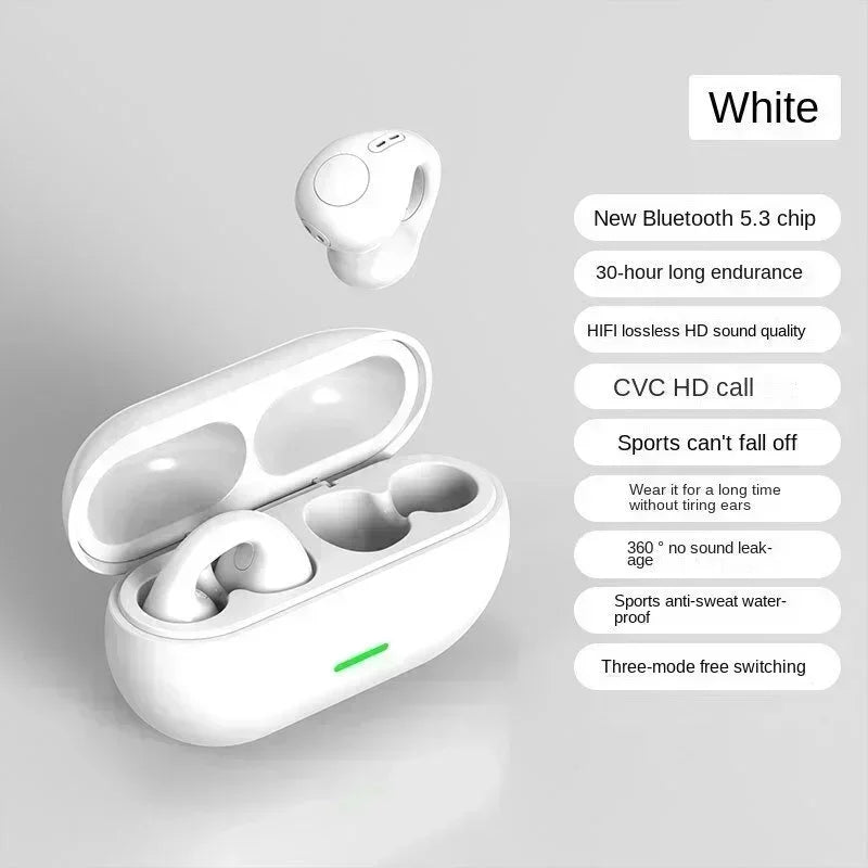 New Original T75 Bone Conduction Wireless Bluetooth 5.3 Headphones Sports Earphones HiFi Sound Quality Waterproof TWS Headset RELUX.STORE