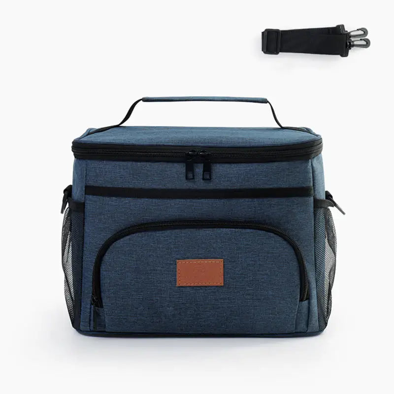 Large Capacity Leak Proof Lunch Backpack Thermal Large Picnic Cool and Warm Insulated Bag Outdoor Storage Shoulder Bag