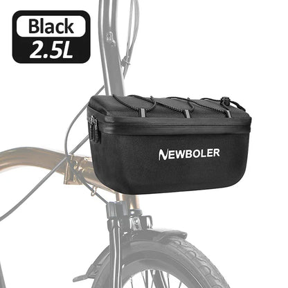NEWBOLER Folding Bike Handlebar Bag Multi-functional Brompton Bag Bike Front Bag Bike Basket Bag For Brompton Folding Bike