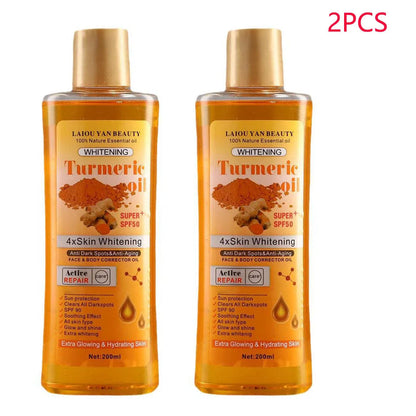 Turmeric Essential Oil Facial Body Massage oil Moisturizing Diffuser Aromatherapy Brightening Smoothing Body Face Skin Care 200m RELUX.STORE