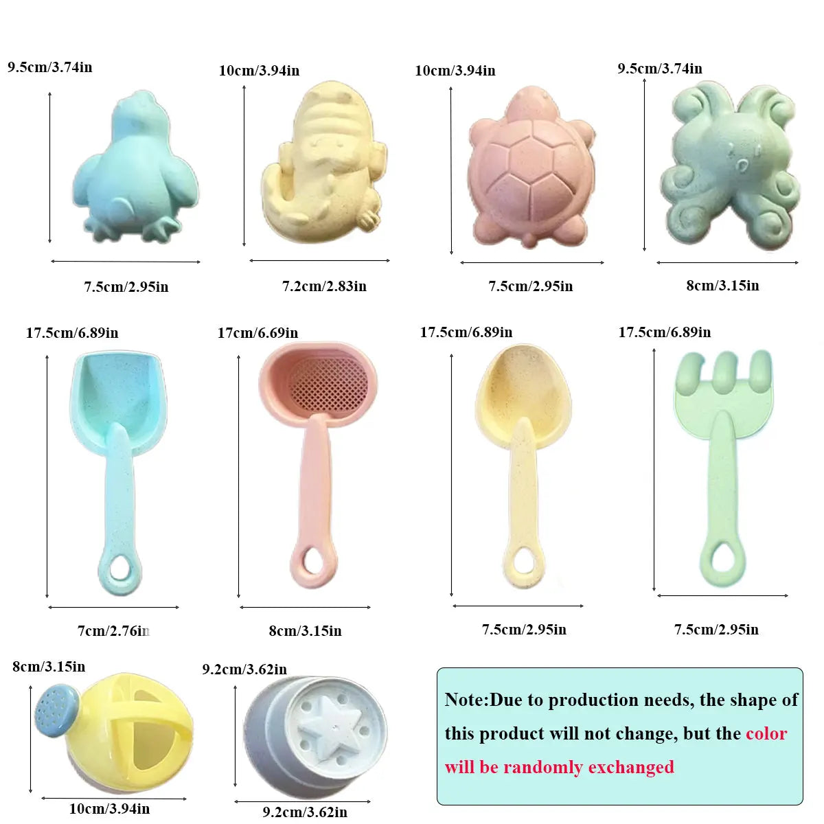 11/5/1 PCS Beach Sand Play Water Set Folding Bucket Summer Toys for Children Kids Outdoor Game Sandbox Accessories Color Random - RELUX.STORE
