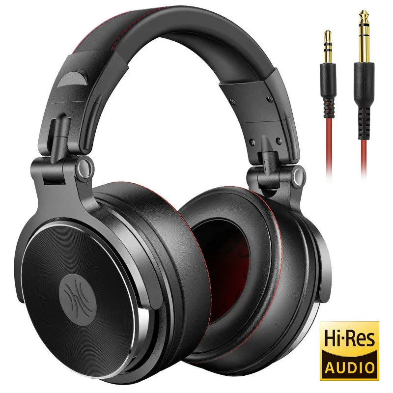 Oneodio Wired Headphones Professional Studio DJ Headphone With Microphone Over Ear Hi-Res Headset Monitoring For Music Phone RELUX.STORE