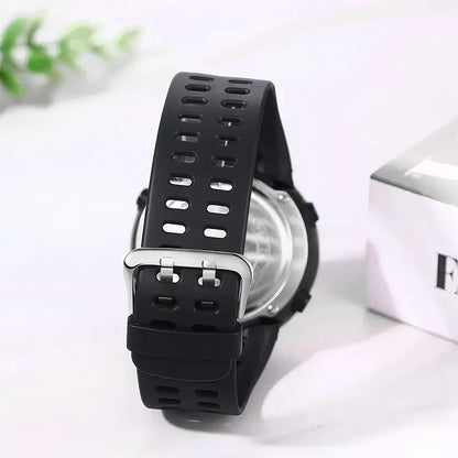 Men's sports watch, outdoor mountaineering and running digital countdown electronic men's watch, student's first choice LED cloc