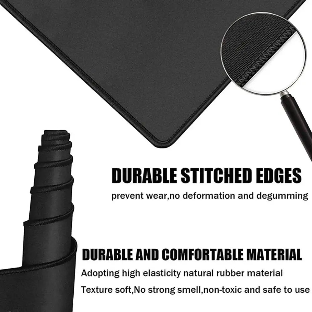 Black map Mouse Pad XXL Office Mousepad Computer Keyboard Pads MouseMat Gamer Soft Office Carpet Table Mat New Desktop Desk Mats