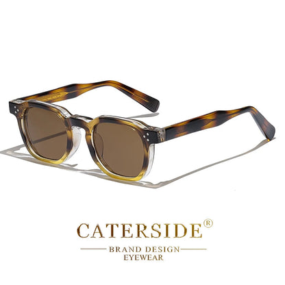 CATERSIDE Fashion Men Sunglasses Small Frame Square Personalized Design Sun Glasses Women Travel Party Business Festival Gift RELUX.STORE