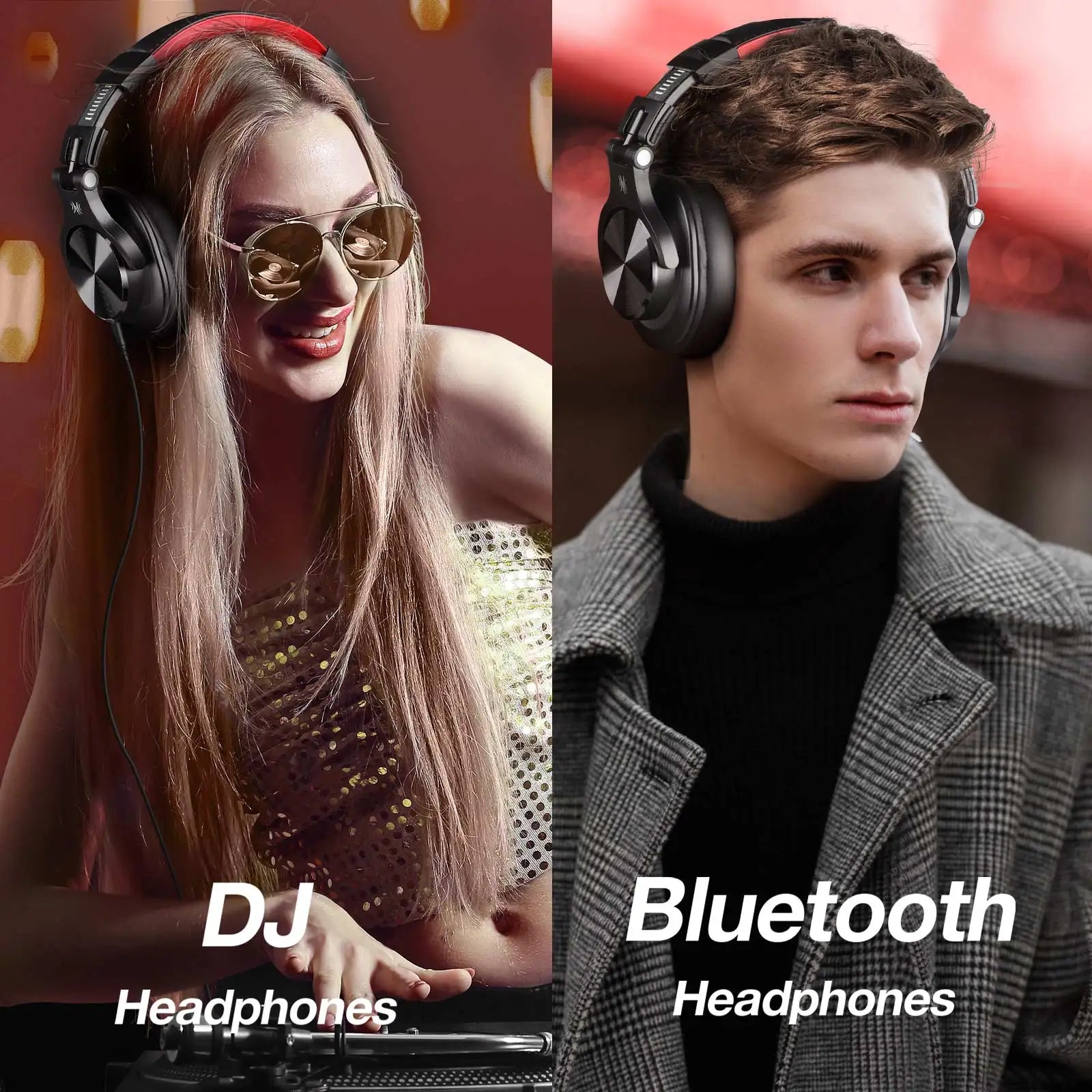 Oneodio Fusion A70 Wireless Bluetooth Headphones Bluetooth 5.2 Headphones Hi-Res Audio Over Ear 72H Playtime Professional Stud RELUX.STORE