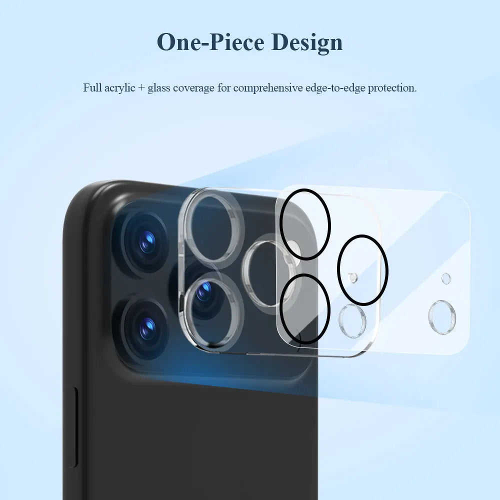 Lereach Tempered Glass Camera Lens Protector for iPhone 17 Pro Max / Air / 17 Pro Scratch Resistant High Transparency RELUX.STORE