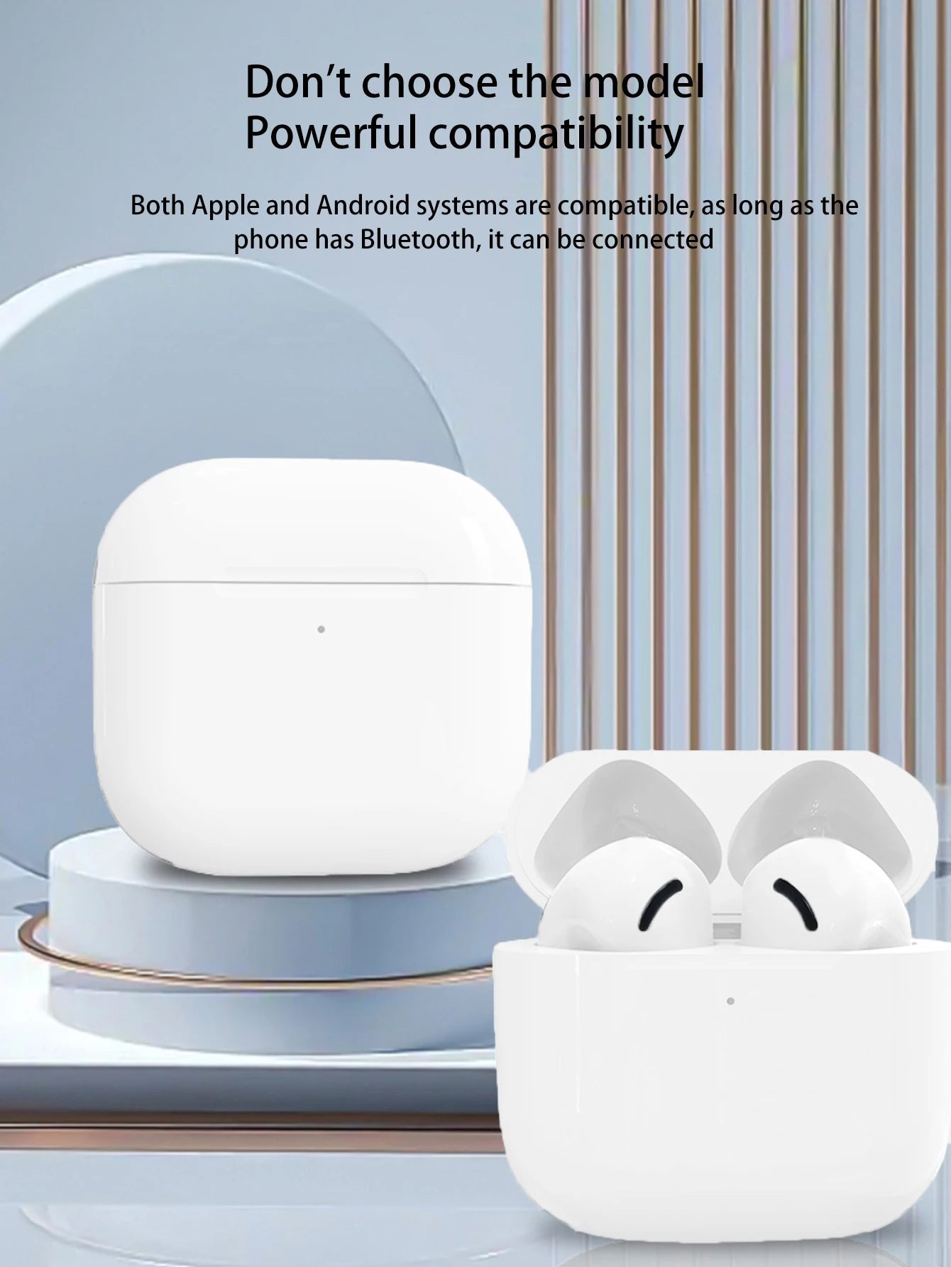 In-ear stereo wireless headphones, long battery life, two-ear touch noise reduction e-sports wireless headphones, compatible wit RELUX.STORE