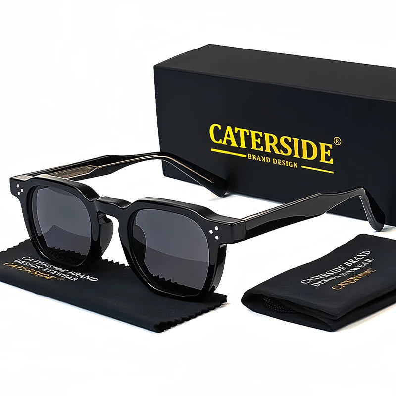 CATERSIDE Fashion Men Sunglasses Small Frame Square Personalized Design Sun Glasses Women Travel Party Business Festival Gift RELUX.STORE
