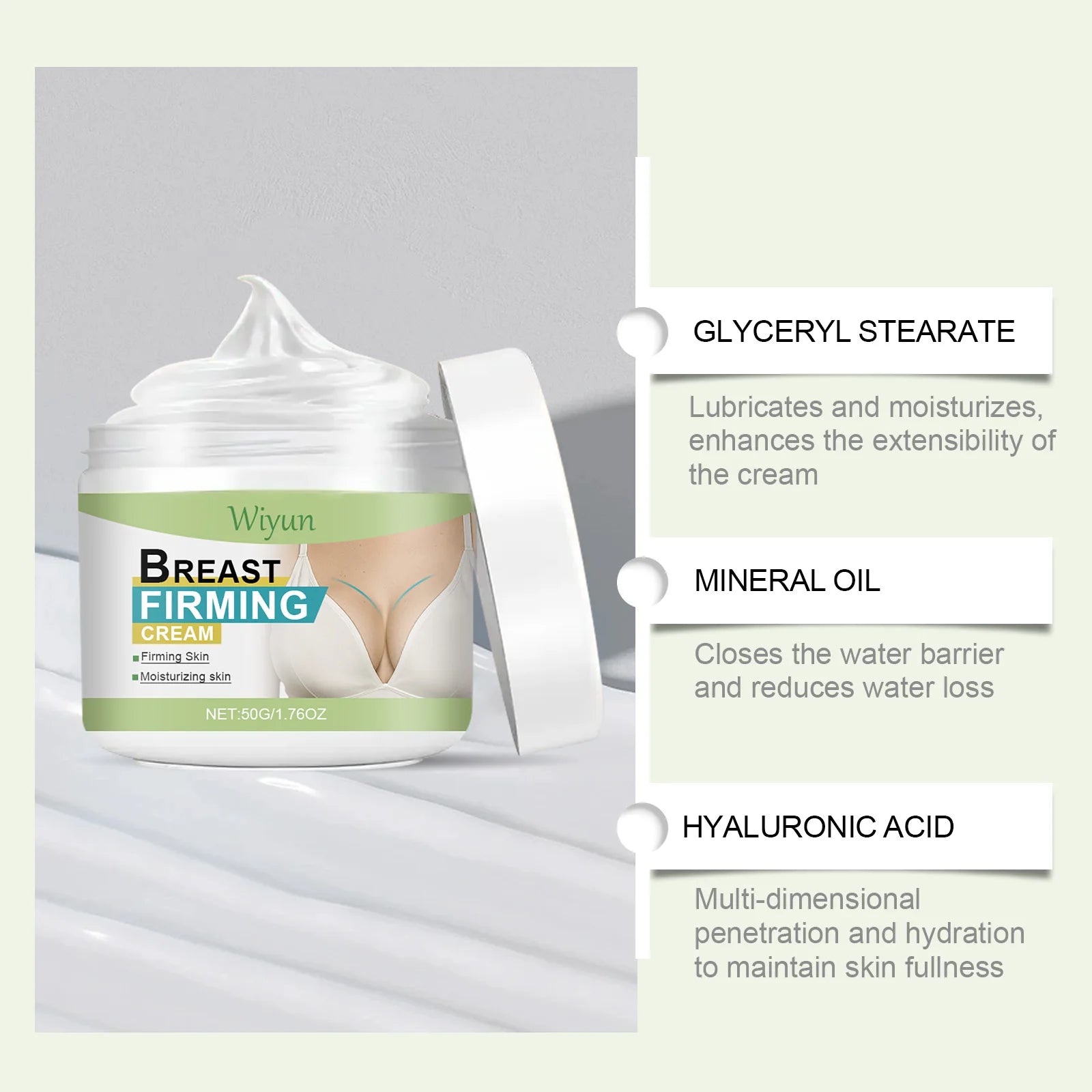 Breast Firming Cream Lifting Tightening Moisturizing Anti-Sagging Improves Elasticity Fast Absorbing for Women's Bust Care RELUX.STORE
