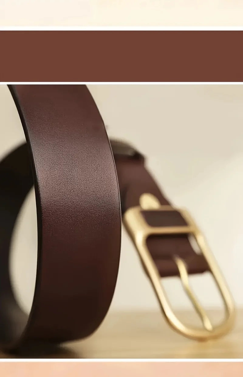 Men's Trendy Casual Belt For Men Coboy Style Belts Pin Buckle Belt Jeans Retro Belt Business Casual Belt RELUX.STORE