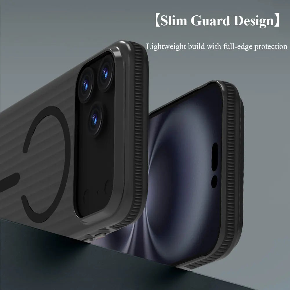 Lereach Magnetic Matte Phone Case for iPhone 17 Pro Max / 17 Air / 17 - PC+Magnet Material, Anti-slip Drop Protection RELUX.STORE