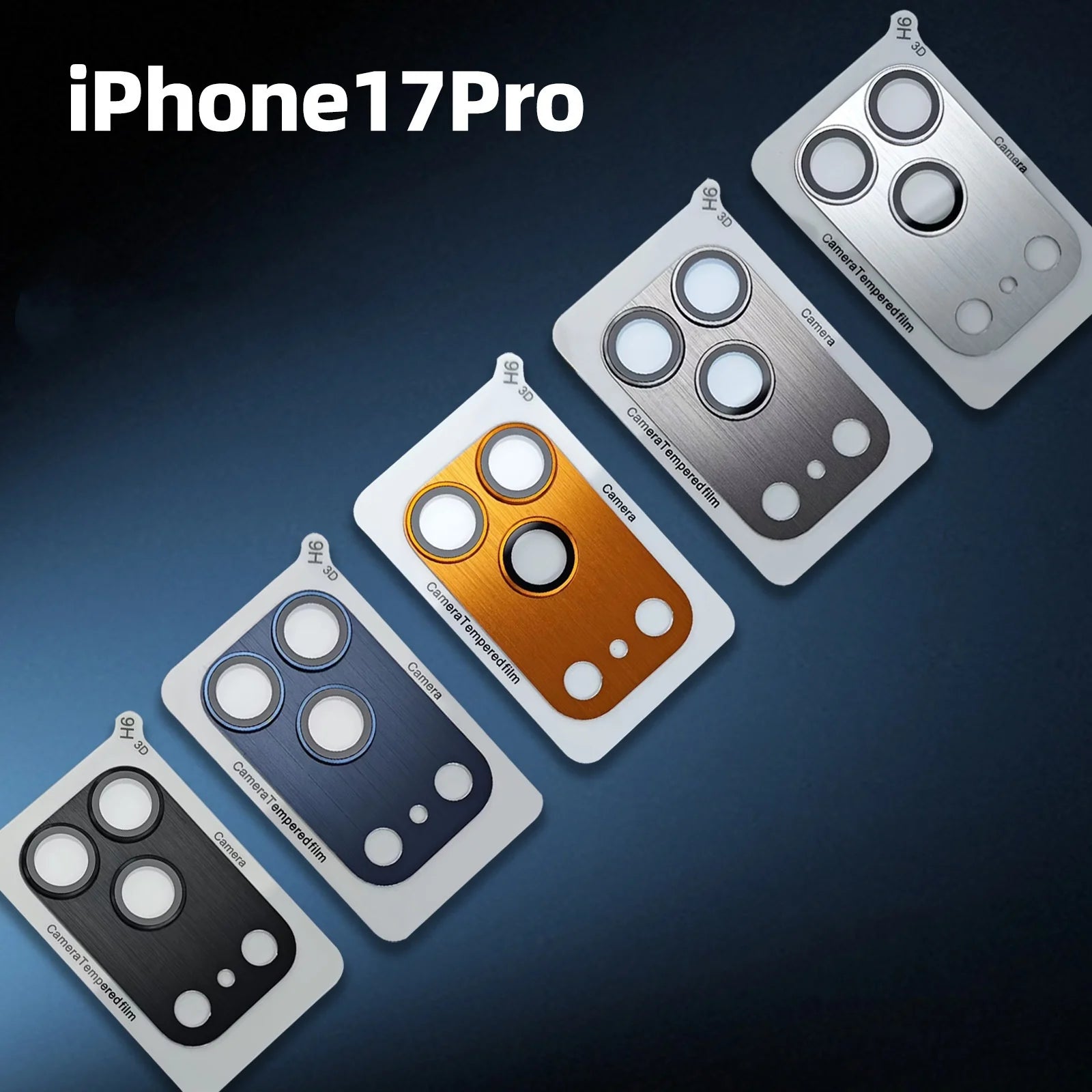 Armor Camera Lens Protector For iPhone 17 Pro max 17pro Metal Case Ring Back Lens Tempered Glass Cover for iphone17pro Cap RELUX.STORE