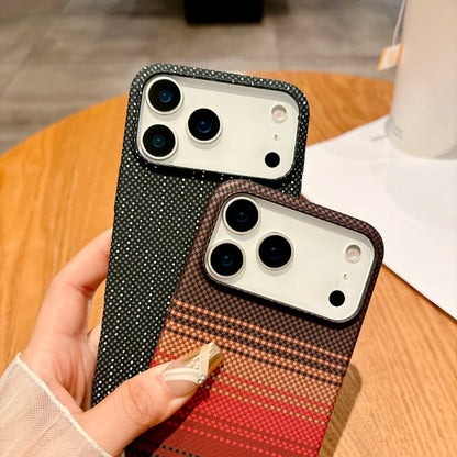 For Magsafe Magnetic Wireless Charging Luxury Solid Color Carbon Fiber Phone Case For iPhone 17 Pro Max Air Bumper Back Cover RELUX.STORE