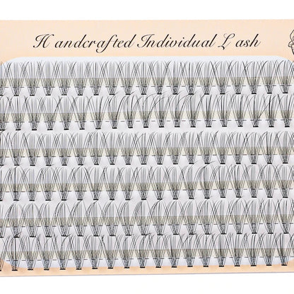 6 Rows 120 Bundles Eyelash Extension Natural Russian Volume Faux Cils Eyelashes Individual 10/20/30D Cluster False Lashes Makeup RELUX.STORE