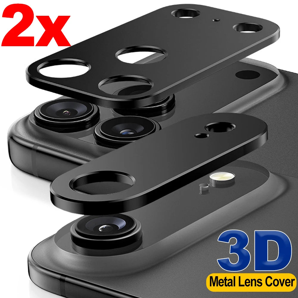 Metal Aluminum Alloy Camera Lens Cover for IPhone 17/17 Pro/17 Air/17 ProMax Hardness Anti-scratch Shockproof Camera Stickers RELUX.STORE