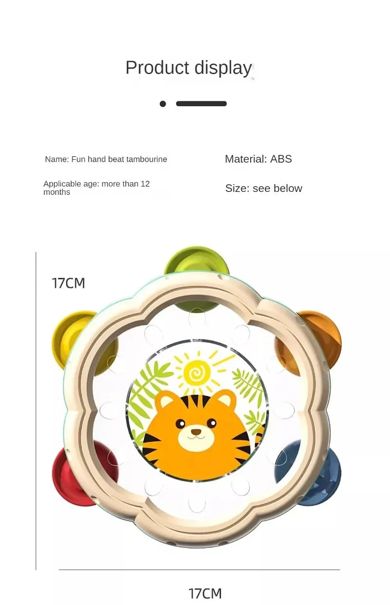 Baby Musical Instruments Drum Toys Montessori Learning Toys for Toddlers 1-3 Baby Early Hand Development Interactive Music Toys - RELUX.STORE
