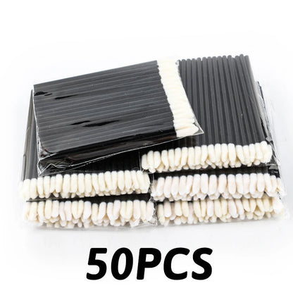 Wholesale 50/1000pcs Lip Brushes Applicators Eyelashes Brush Lipstick Brush Lip Gloss Applicator Wands Makeup Beauty Tool RELUX.STORE