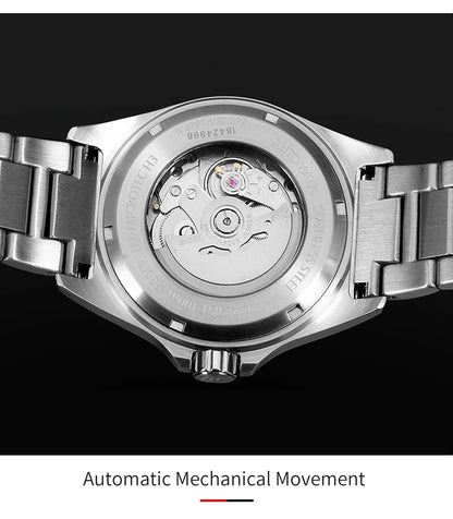 Yelang V1019 Brand 44MM Men Watch NH36 100M PROFESSIONAL WATERPROOF Deep Diving Mechanical Automatic Watch Sapphire Lens Reloj
